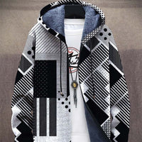 Men's Plush Thick Loose Long Sleeve Coat Cardigan