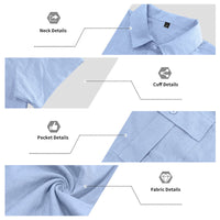 Men's Lapel Shirt And Multi-Pocket Shorts Set