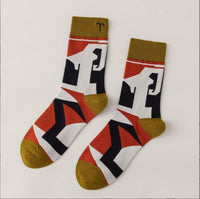 12Constellations Embroidered Socks Autumn And Winter