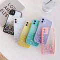 Gradient glitter phone case