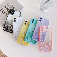 Gradient glitter phone case