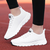 Student mesh round toe shoes white shoes