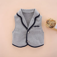 Baby boy's long-sleeved footsuit