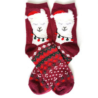 Women Casual Winter Christmas Socks Thickened David's