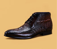 First layer cowhide men's Martin boots