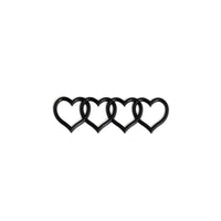 Modified Heart-shaped  With Four Ring Tail Tail