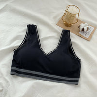 Seamless V-neck Yoga Sports Bra