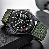 Men's Canvas Nylon Strap Watch