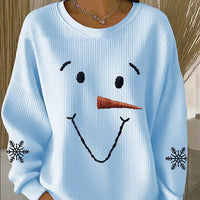 Printed Round Neck Pullover Casual Fashion Autumn And Winter Sweatshirt