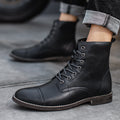 Men's shoes plus cashmere cotton shoes leather boots ankle boots