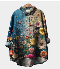 Women's Loose-Fitting Printed Crew-Neck Casual T-Shirt