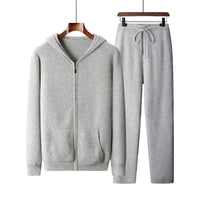 Men's Wool Coat Casual Pants Suit