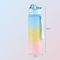 Large-capacity Plastic Cup Male Water Bottle Student High Temperature Resistance