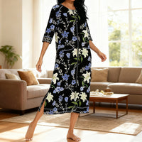 Comfortable Cardigan Womens Base-Layer Pajamas For Autumn And Winter
