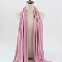 Solid Color Rayon Jersey Women's Scarf Mercerized Cotton Modal Kerchief