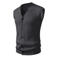 Men's Twisted Cardigan Sweater