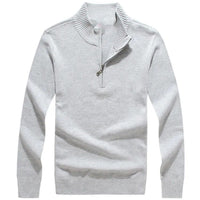 Casual Half Zipper Thermal Knitwear Coat