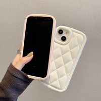 Bubble Shell Mobile Phone Shell Rhombic Pattern