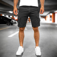 Fashion Personality Men's New Woven Five-point Pants
