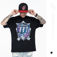Shield Digital Print Short-Sleeve T-Shirt Men's