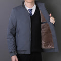 Mid-age And Senior Mens Cotton-padded Insulated Jacket