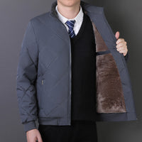 Mid-age And Senior Mens Cotton-padded Insulated Jacket