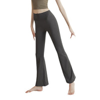 High-waisted Butt-lifting Slightly Flared Yoga Pants For Women