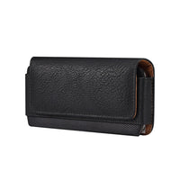 Buckle Waist Hanging Mobile Phone Bag Leather Case Belt Horizontal
