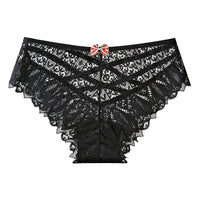 Women's Mid-waist Lace Butterfly Briefs