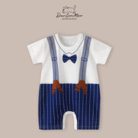 Thin Women's Short Sleeve Newborn Baby Child Jumpsuit Romper