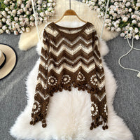 New Loose Slimming Short Long Sleeve Top Trendy