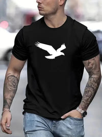 Slim Fit Men's T-shirt Casual Short Sleeve