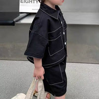 Children's Handsome Workwear Shirt Suit