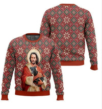 Christmas Carnival Christmas Gift Unisex Padded Crew-Neck Sweater New Fashionable Sweater