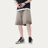 High Street Casual Pants Washed Men's Shorts