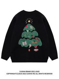 Christmas Design Sense Autumn And Winter Loose Couple Knitwear Sweater