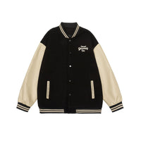 American Retro Sports Baseball Uniform Jacket Pu Shuai Embroidered Jacket