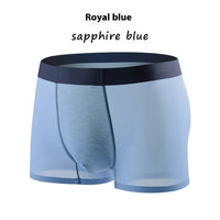 Ice Silk Seamless Antibacterial Flying Boxer Briefs