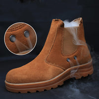 Wear oil-resistant acid-base breathable protective shoes