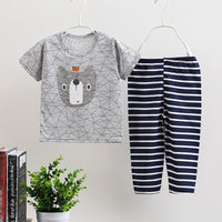 Thin Home Service Suit Short Sleeve Trousers Combination