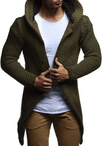 Men's Fashion Hooded Cardigan Sweater Coat