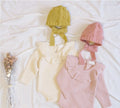 Baby Onesies Autumn And Winter Knitwear Baby Romper Turn-up Doll Collar Sweater