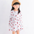 girl cute print flower dress