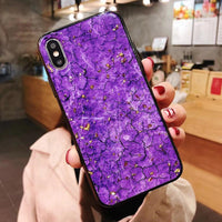 Marble burst mobile phone case