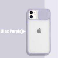Frosted frame lens phone case