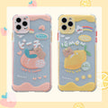 Summer Lemon Peach Bear  Phone Case