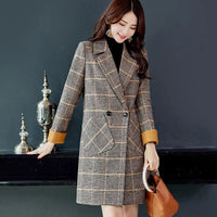 Ol long sleeve loose women's woolen coat