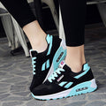 Air cushion mesh platform running shoes