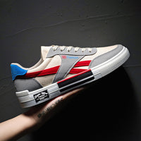 Four seasons canvas low-top sneakers