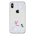 Compatible with Apple , Cartoon donut flower transparent phone case